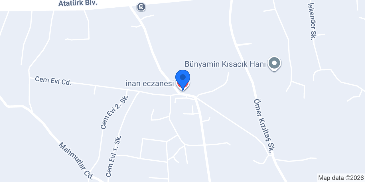 inan eczanesi konumu