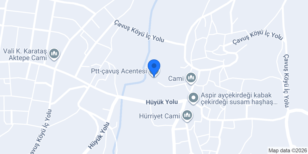 Ptt-çavuş Acentesi konumu