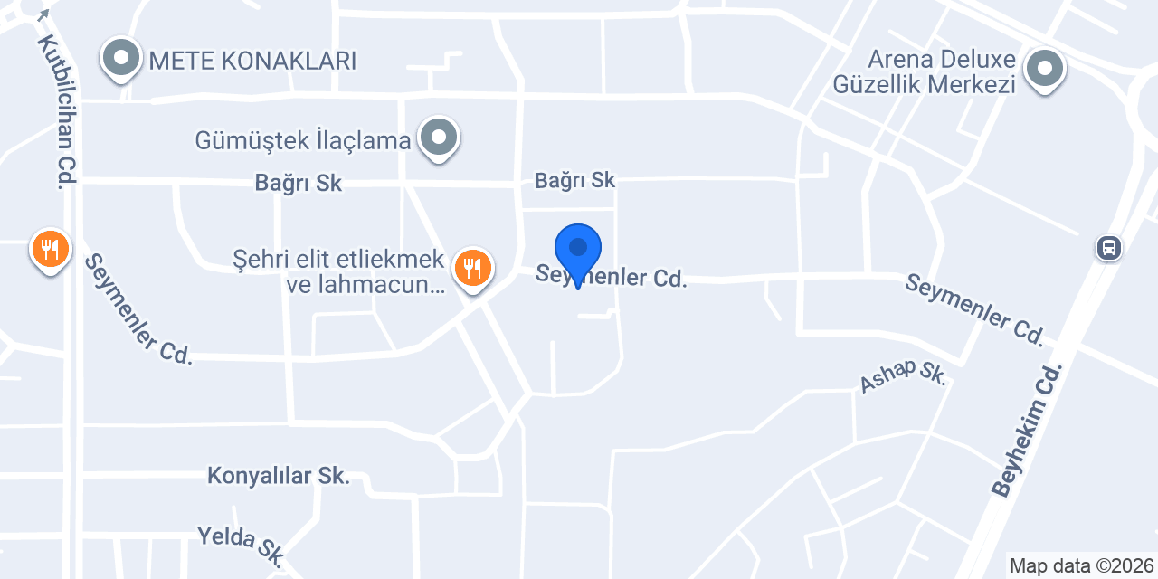 Kirilmaz Boya Dekorasyon konumu