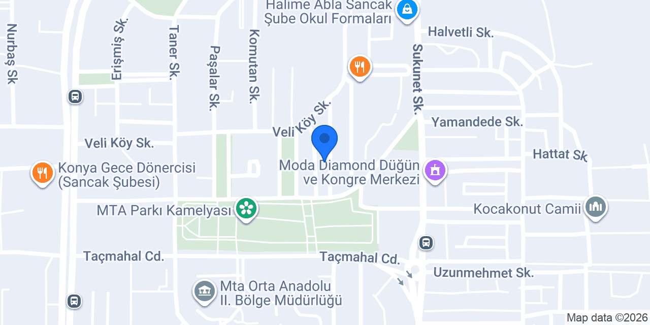 Sancak terzi konumu