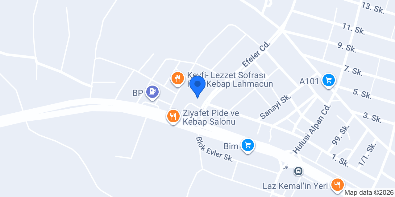 Karataş Yerli Ürünler Ticaret konumu