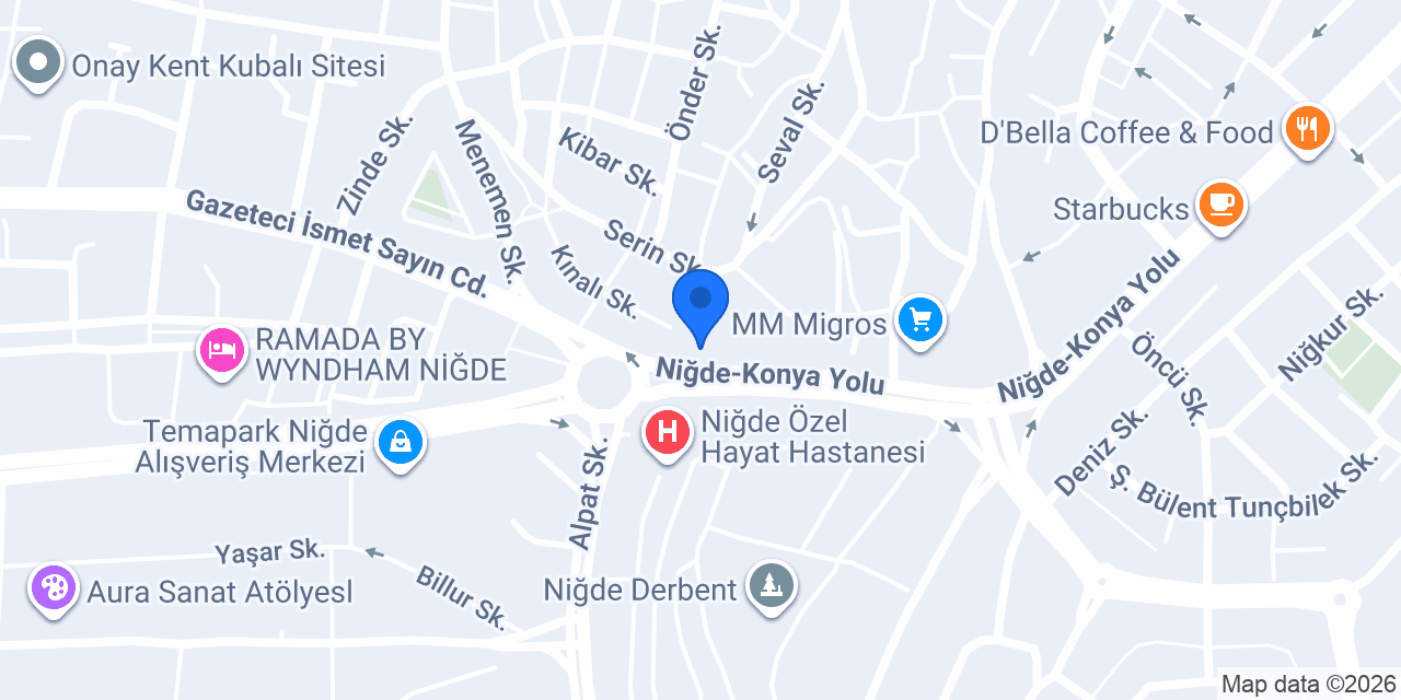 Civil - Niğde Merkez konumu