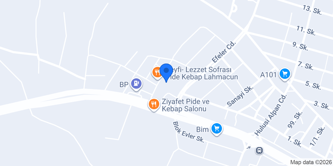 Sancak Yerli Ürünler Ticaret konumu