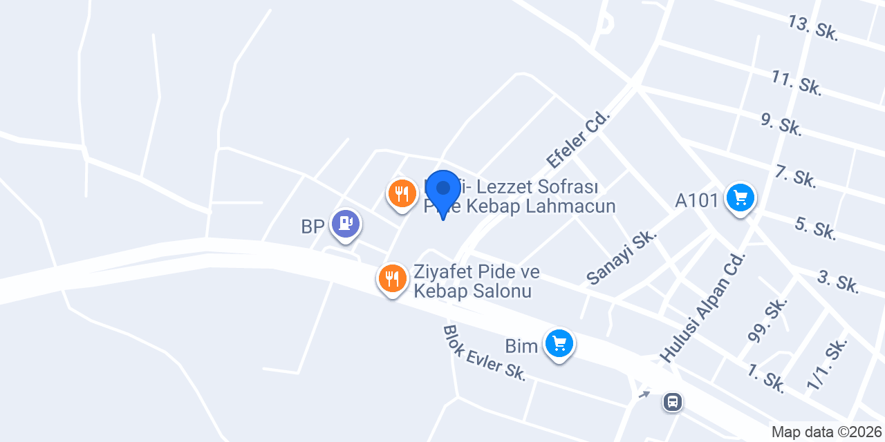 Çalışkan Yerli Ürünler Ticaret konumu