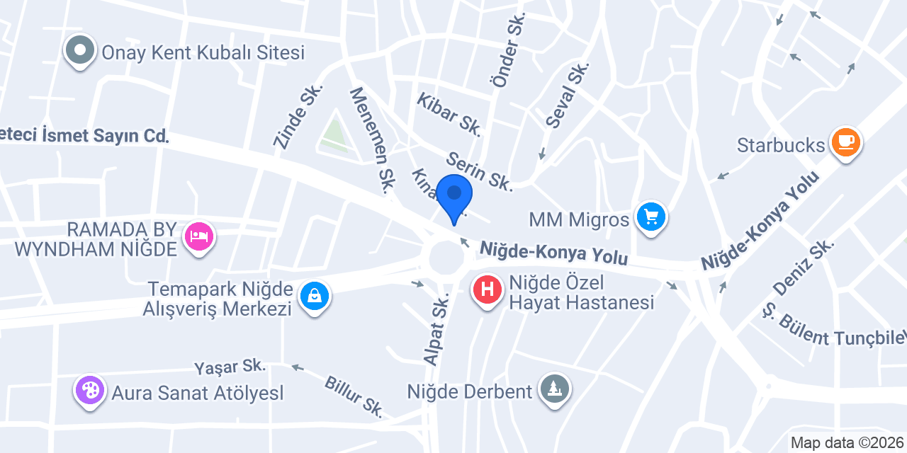 Öbek Eczanesi konumu