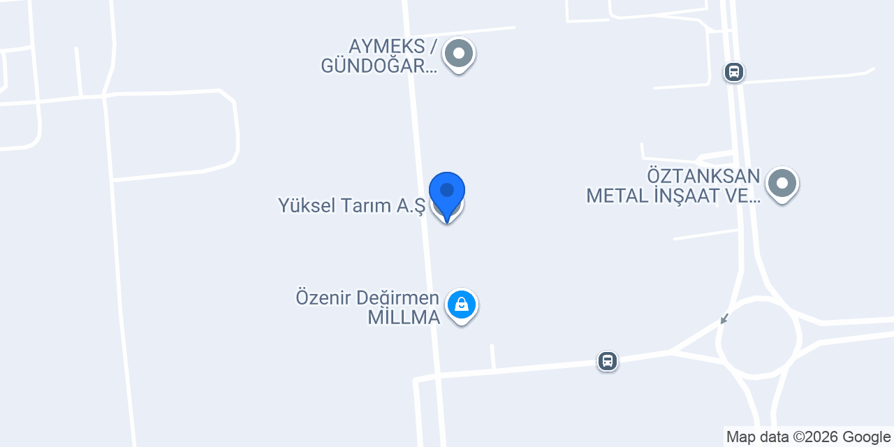 Yüksel Tarım A.Ş. konumu