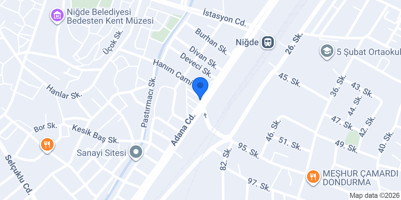 Kervan Döner konumu