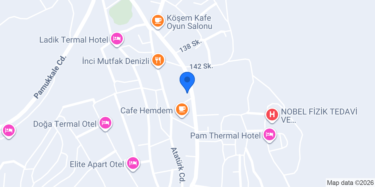 Sadık Apart Çiçek Kaplıcaları konumu