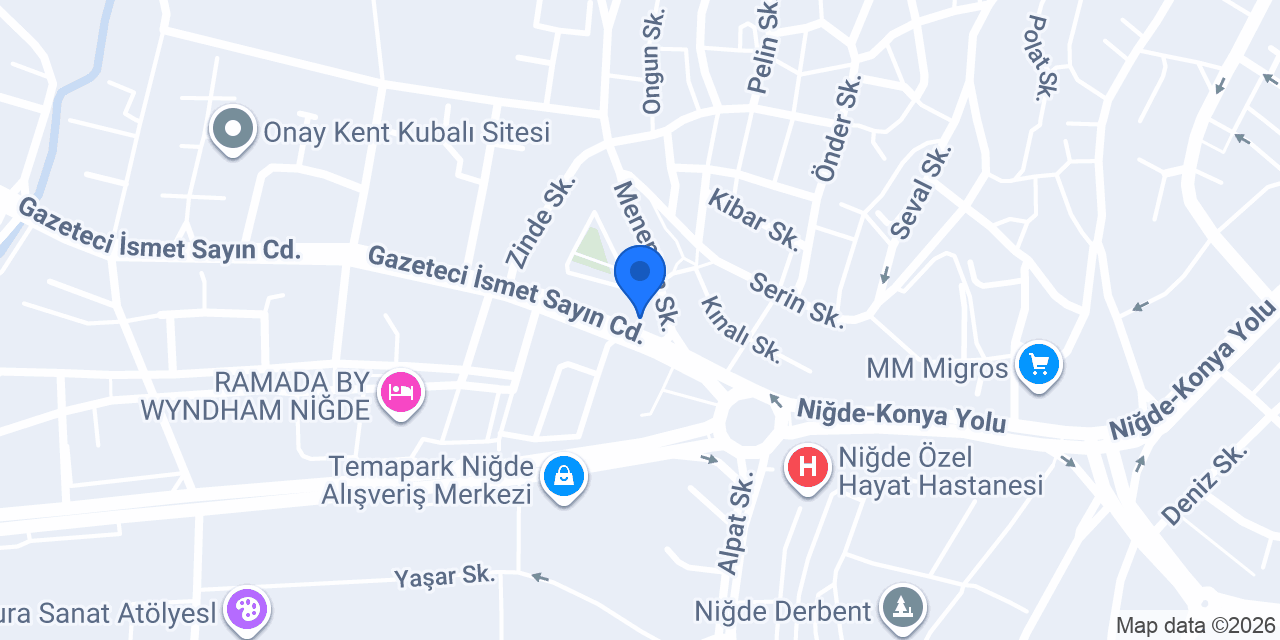 Pilavium Niğde konumu