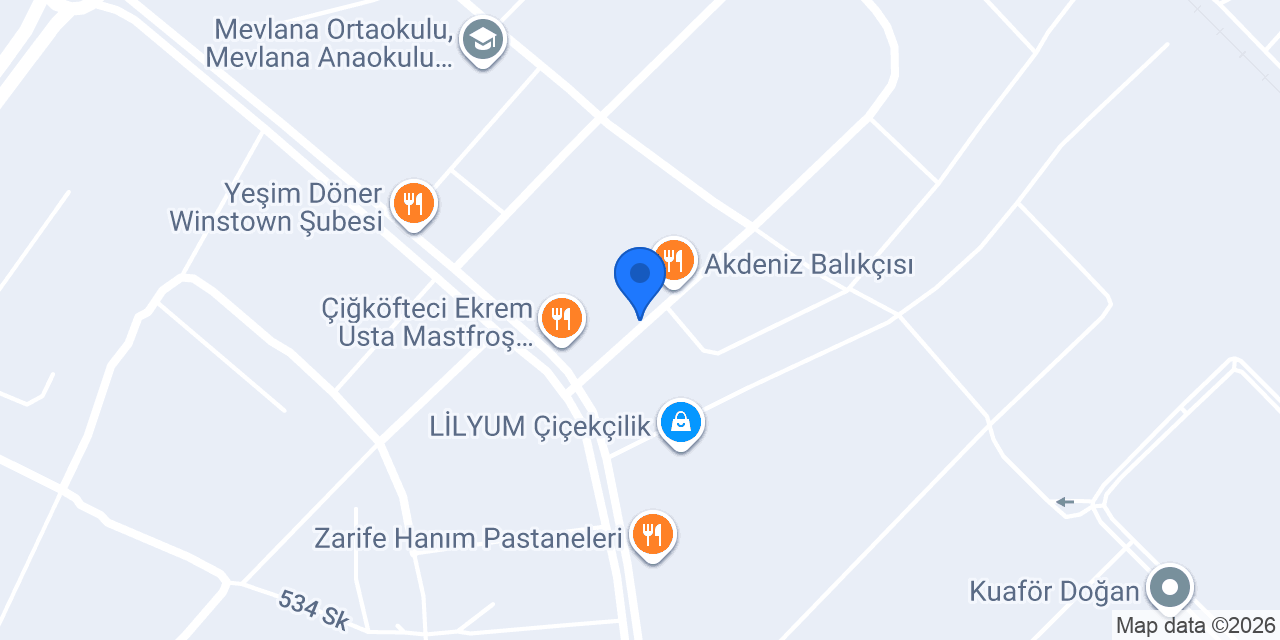 MUTLU KEBAP EVİ konumu