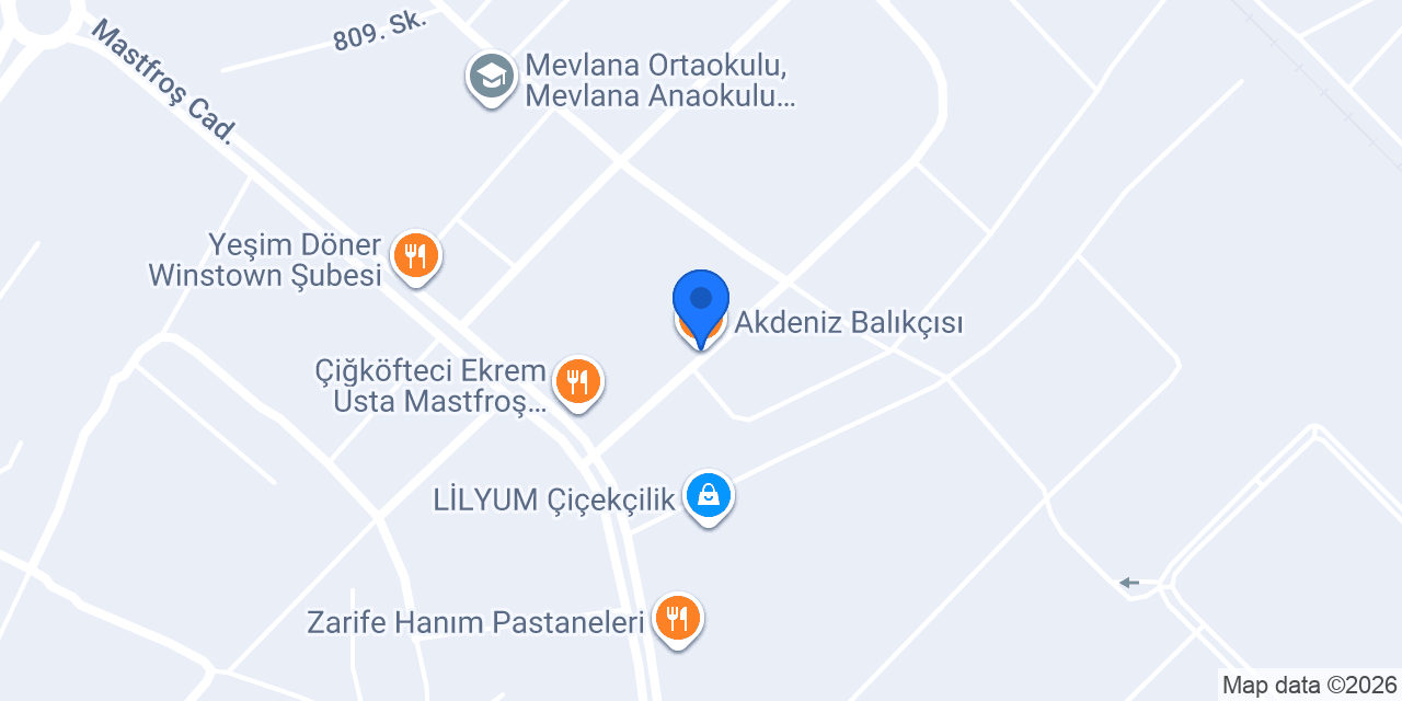 Akdeniz Balıkçısı konumu