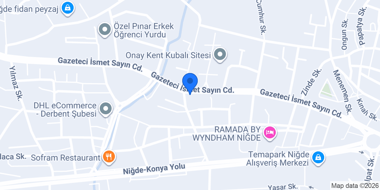 Çiğköfteci Ömer Usta konumu