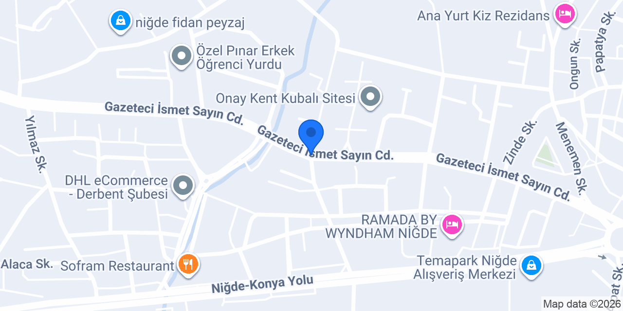 Modadanevar konumu