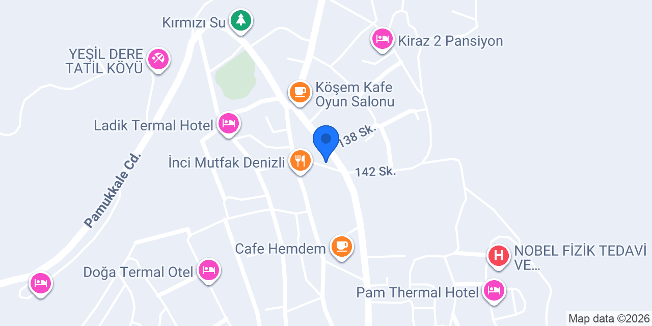 Kardeşler Termal Aile Pansiyonu konumu