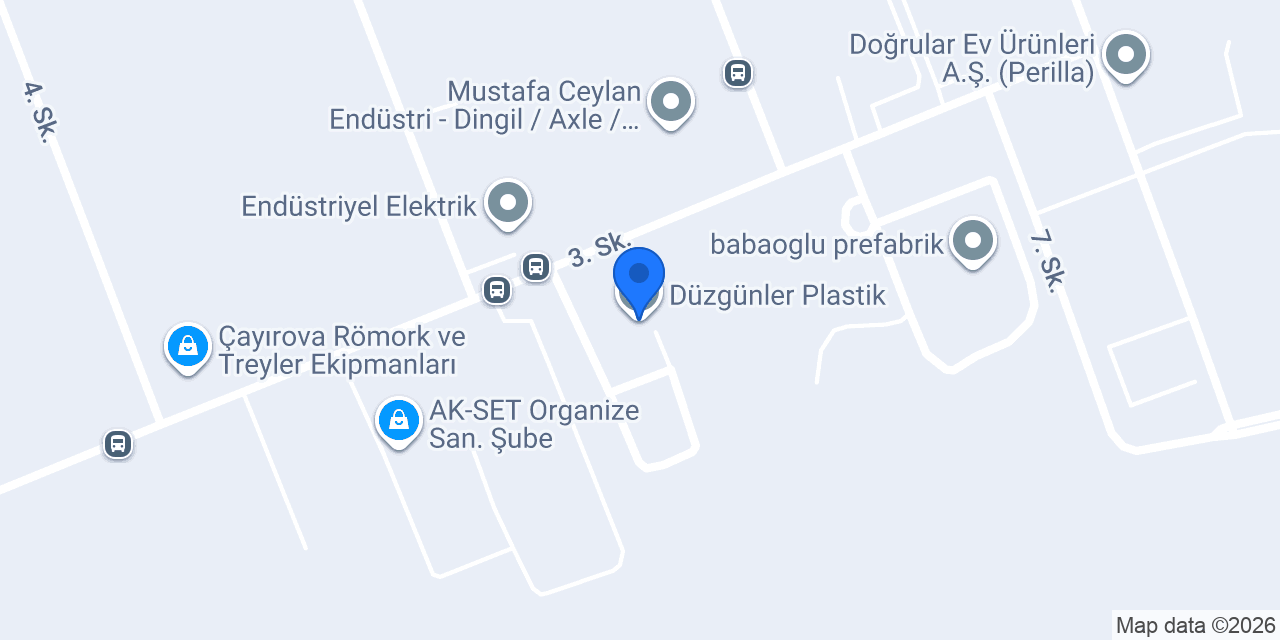 Düzgünler Plastik konumu