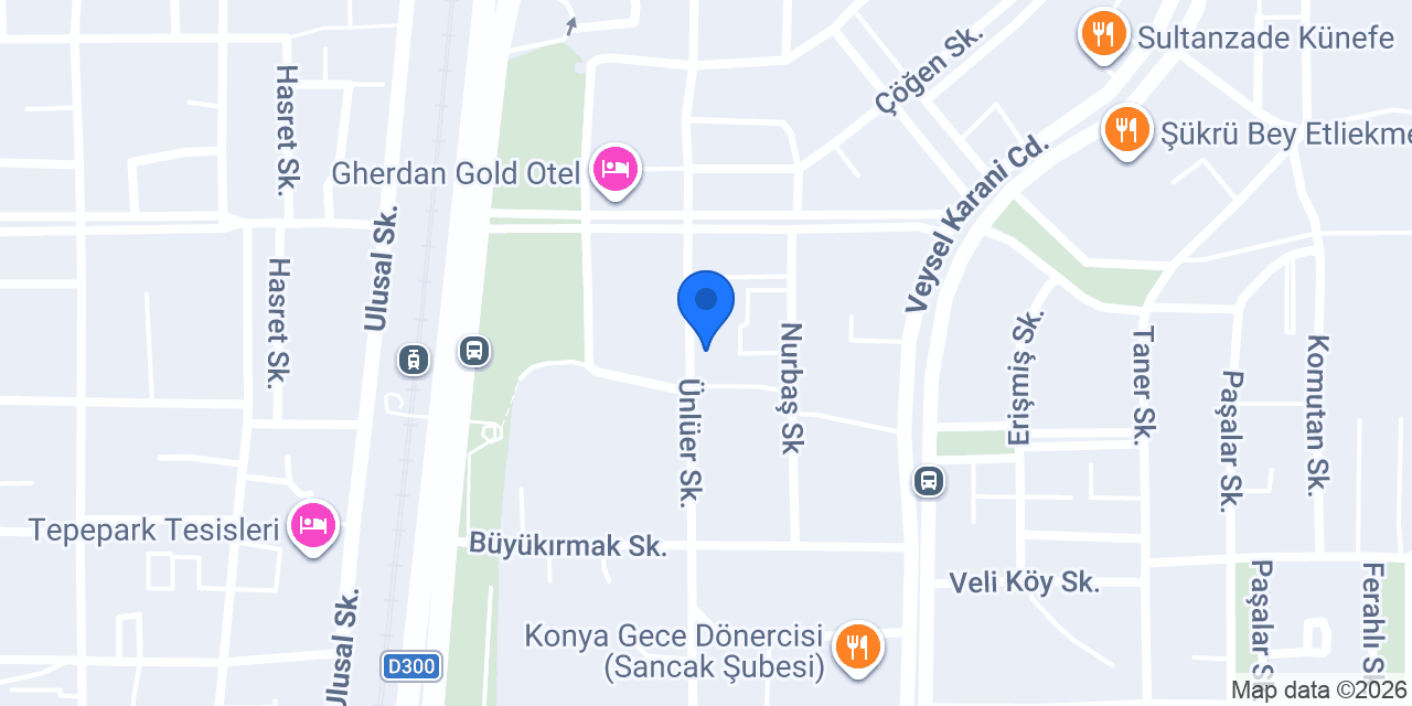 Öncel Optik2 Konya gözlük konumu