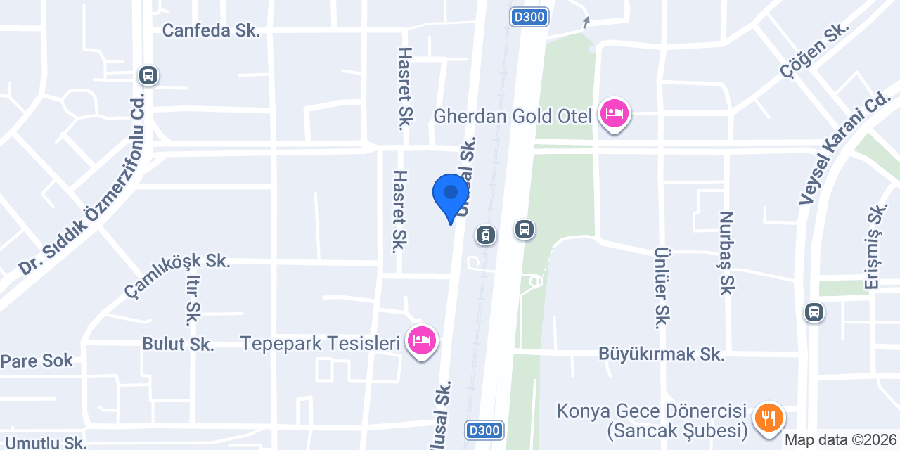 Hey Döner Konya konumu