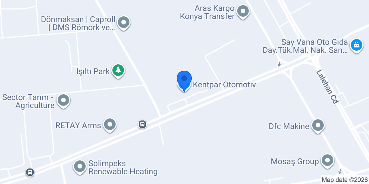 Kentpar Otomotiv konumu