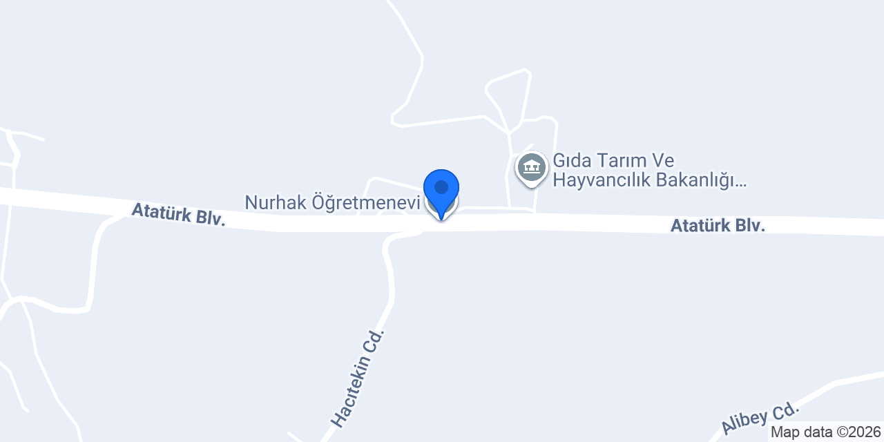 Nurhak Öğretmenevi konumu