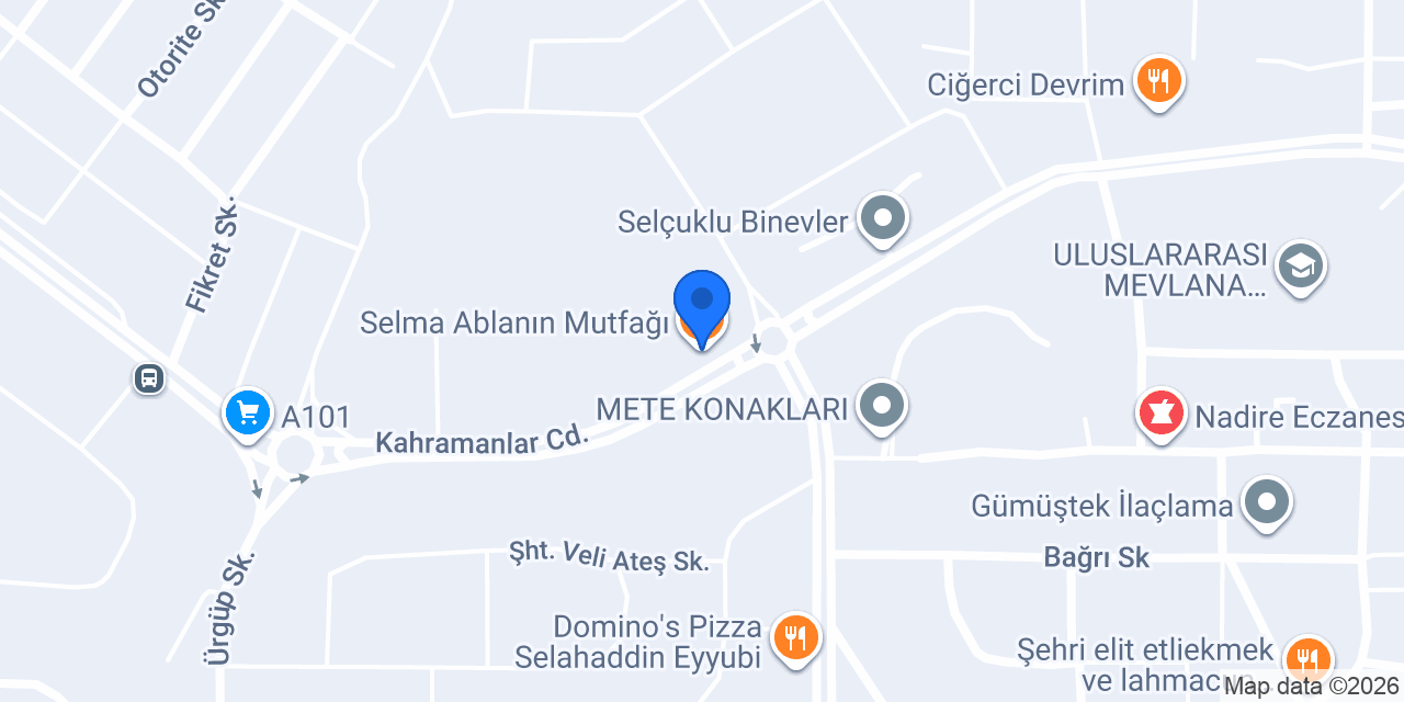 Selma Ablanın Mutfağı konumu