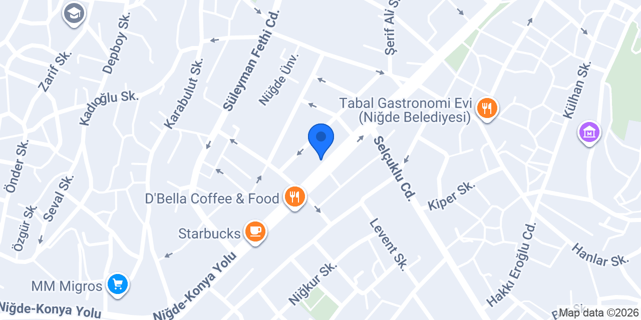 LUX Cafe konumu