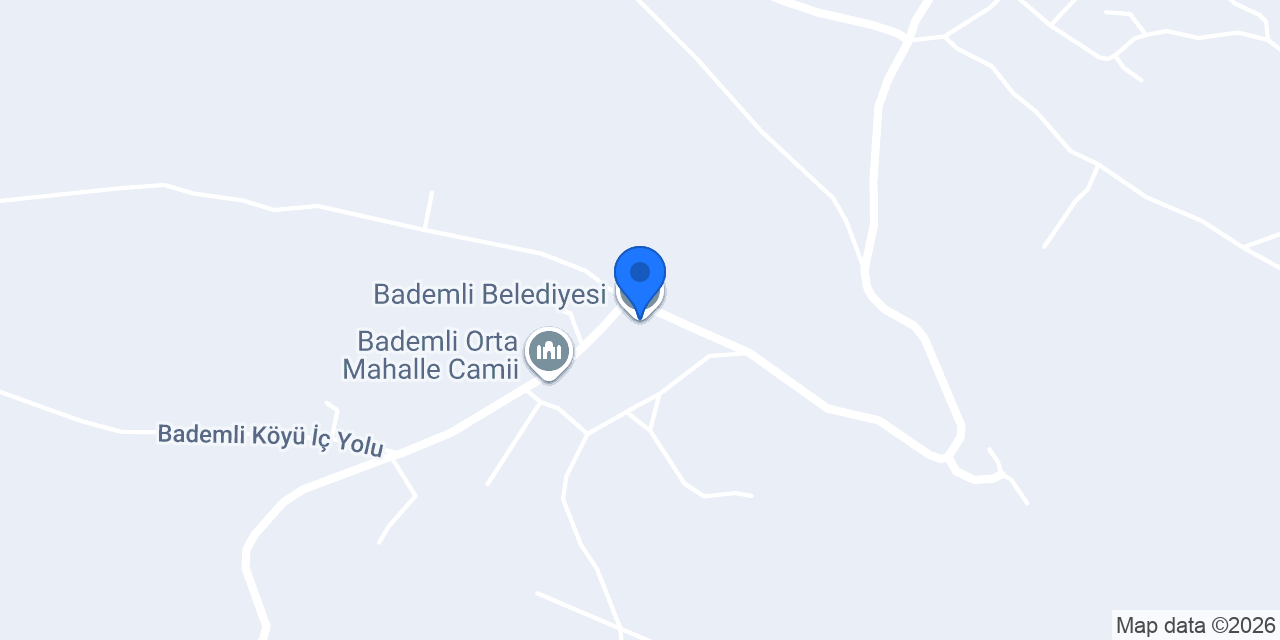 Bademli İlköğretim Okulu konumu
