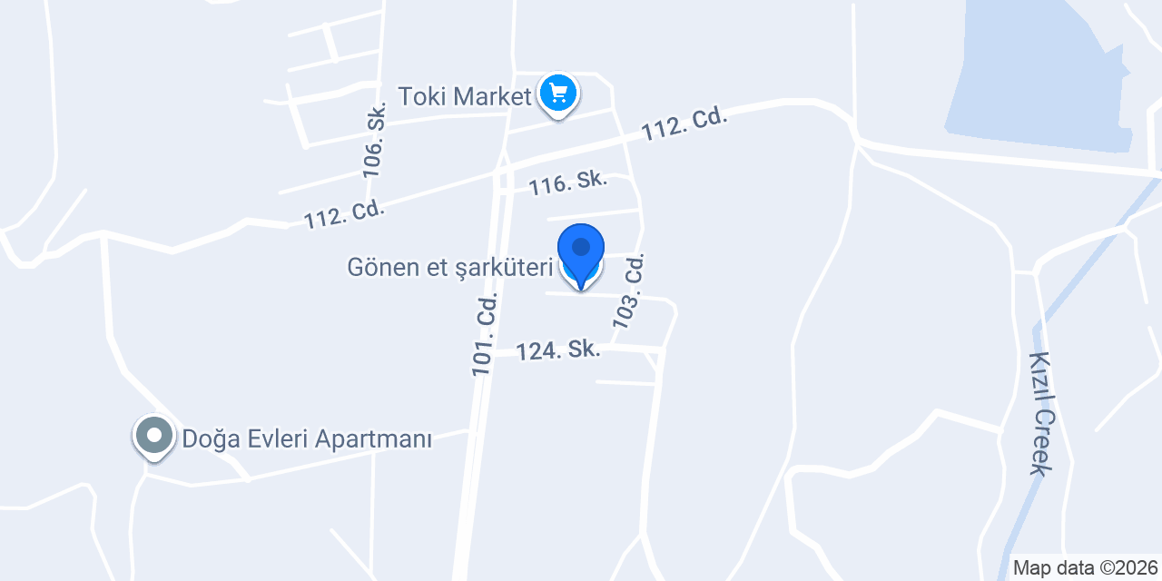 Gönen et şarküteri konumu
