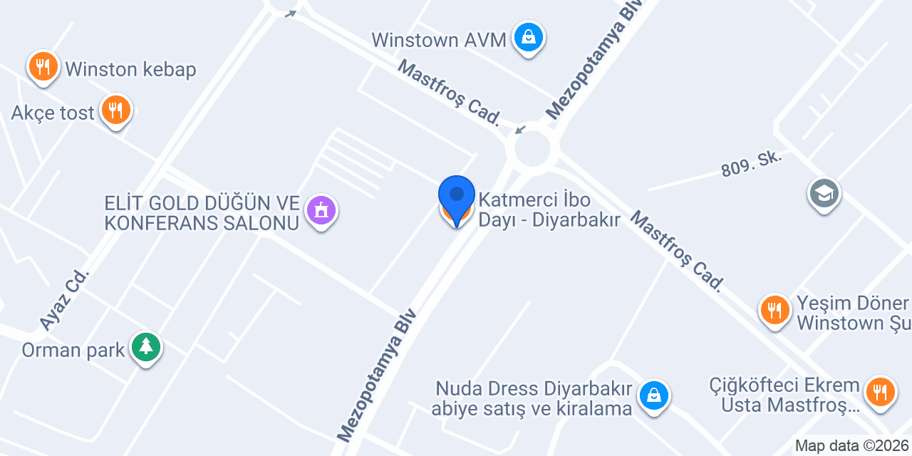 Katmerci İbo Dayı - Diyarbakır konumu