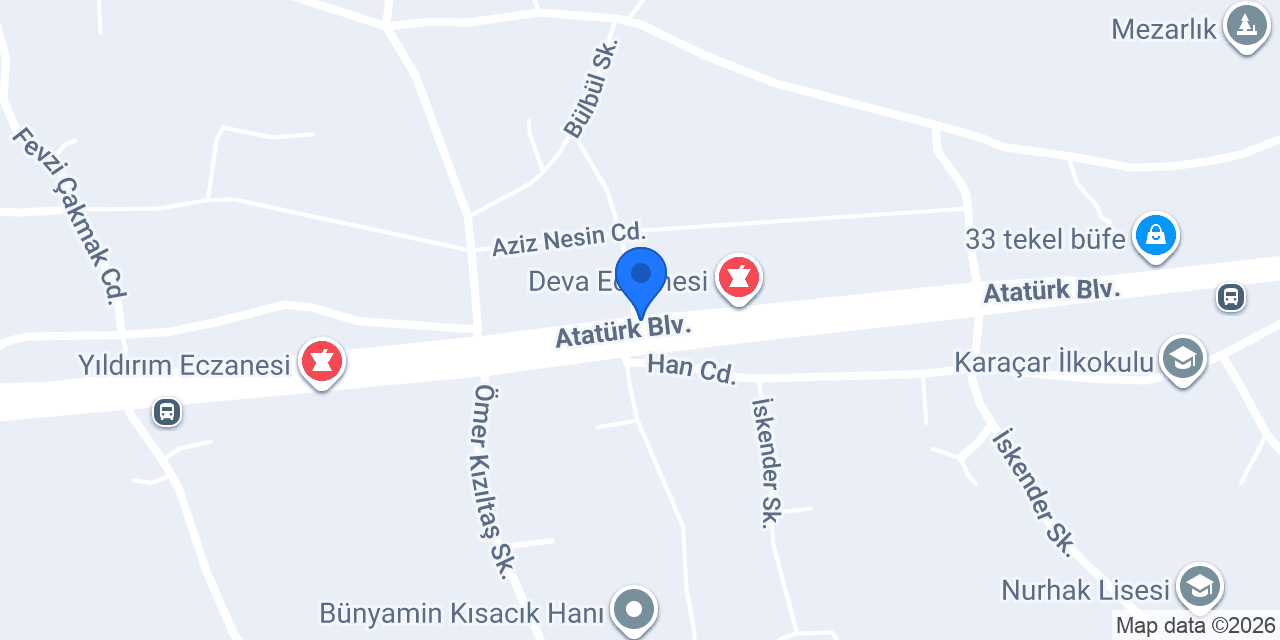NURHAK DENİZ SÜRÜCÜ KURSU konumu