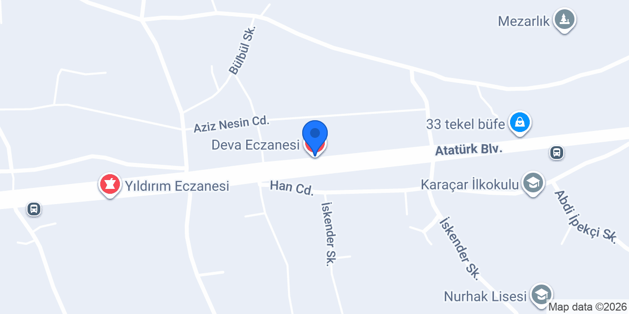 Deva Eczanesi konumu