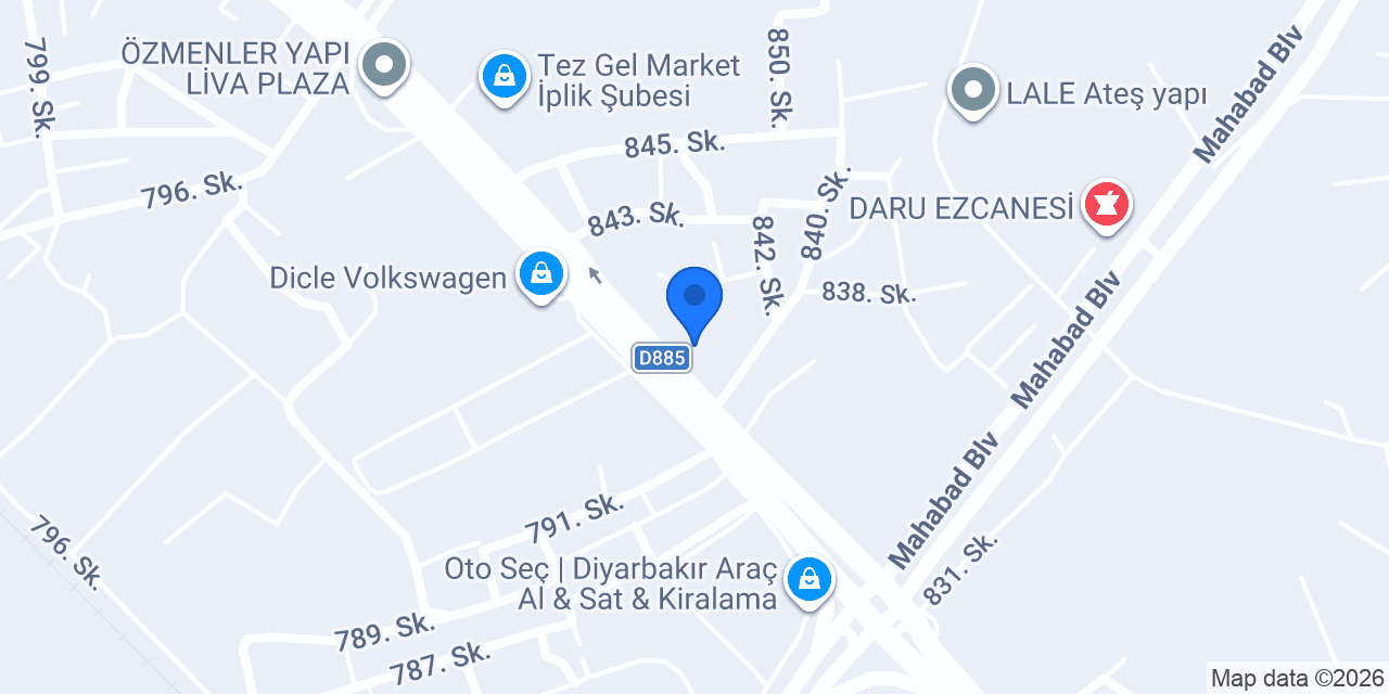 Güneydoğu Mobilya konumu