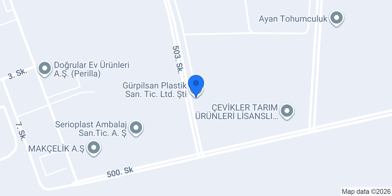Gürpilsan Plastik San. Tic. Ltd. Şti. konumu