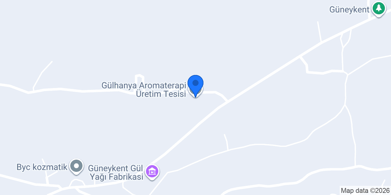 Gülhanya Aromaterapi Üretim Tesisi konumu
