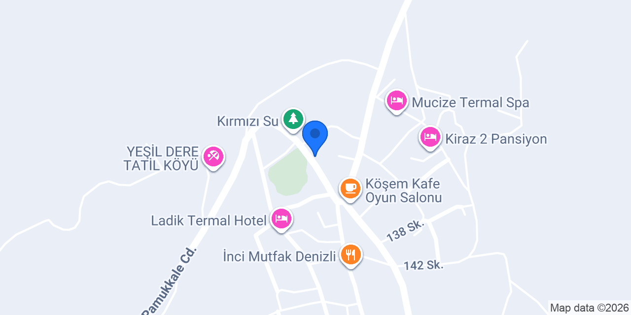 Ümit Termal Pansiyon konumu
