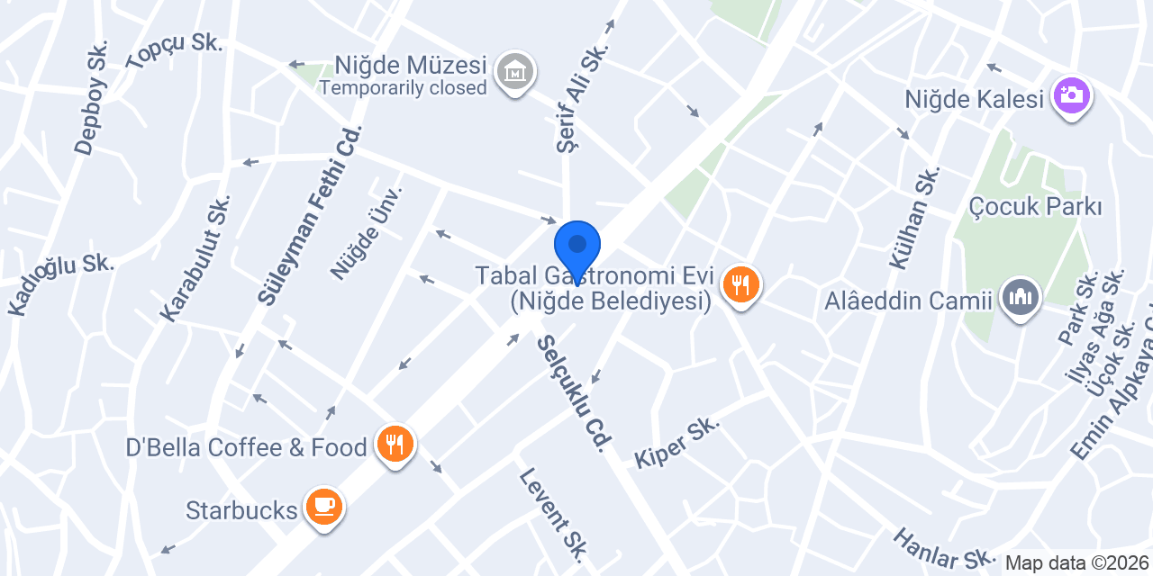 Paşa Döner Niğde konumu