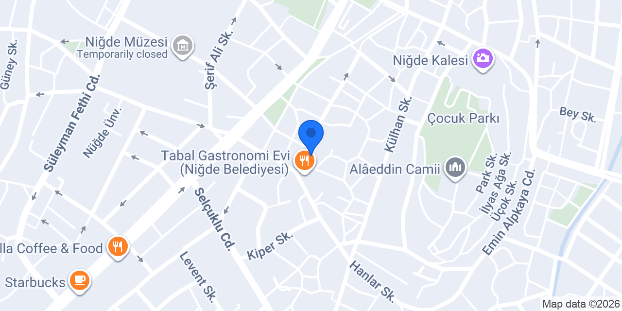 Niğde Web Tasarım konumu