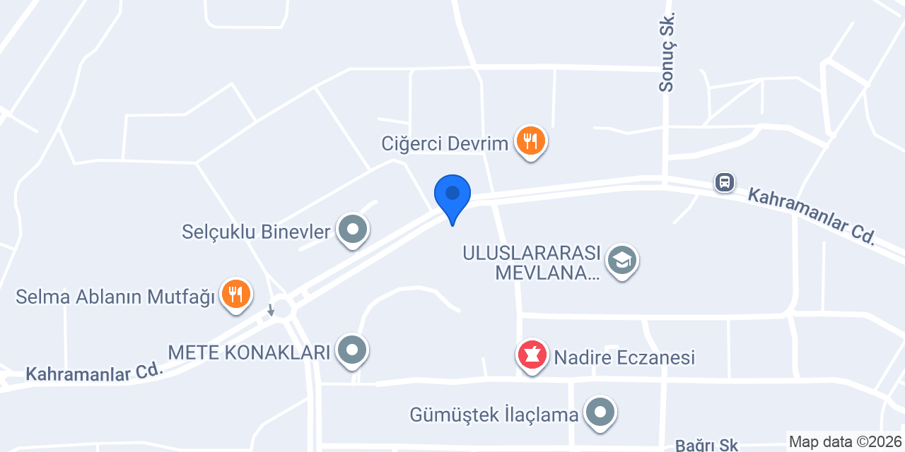 Selçuklu Nefes Yönetim Ofisi konumu