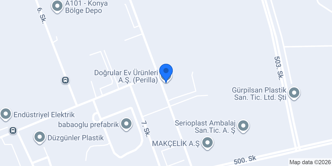 Doğrular Ev Ürünleri A.Ş. (Perilla) konumu