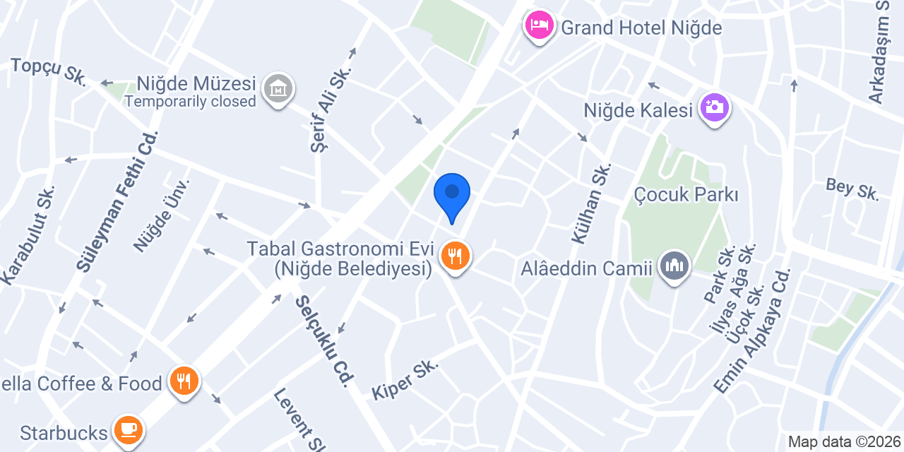 Gökçe kitap evi konumu