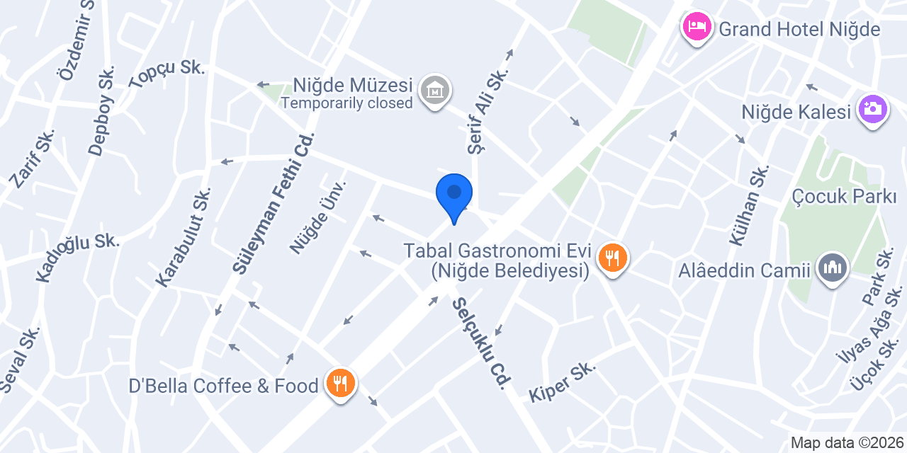 EYLÜL BABY SPA NİĞDE konumu