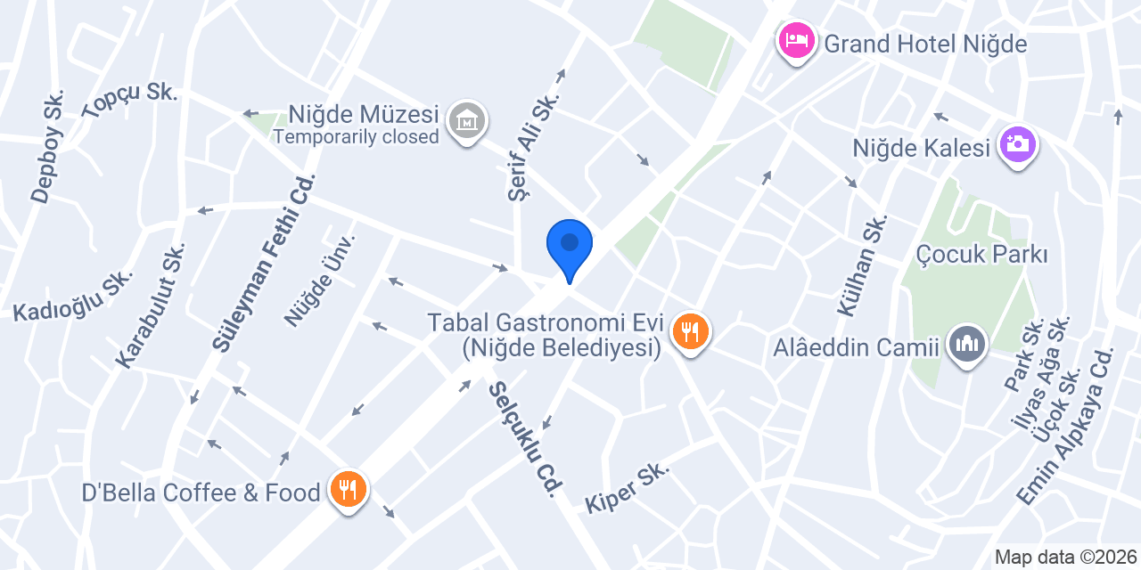 Diyetisyen Kübra Abay Kenar konumu