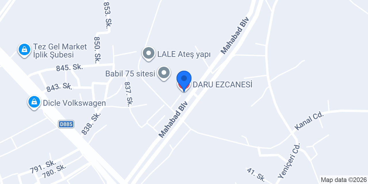 DARU EZCANESİ konumu