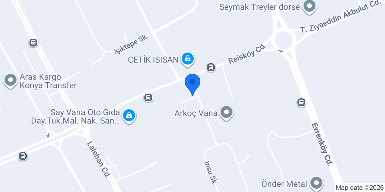 Metalon Çelik Sanayi ve Ticaret A.Ş. konumu