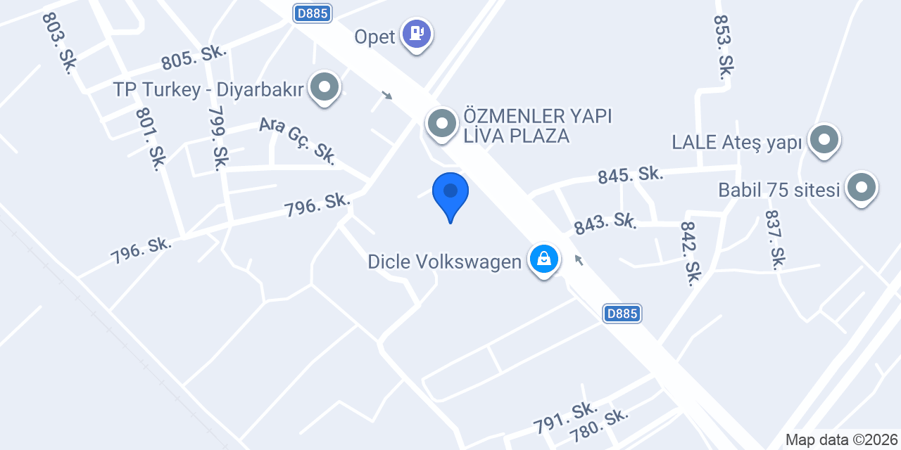 Yeşil Çevre Mühendislik konumu