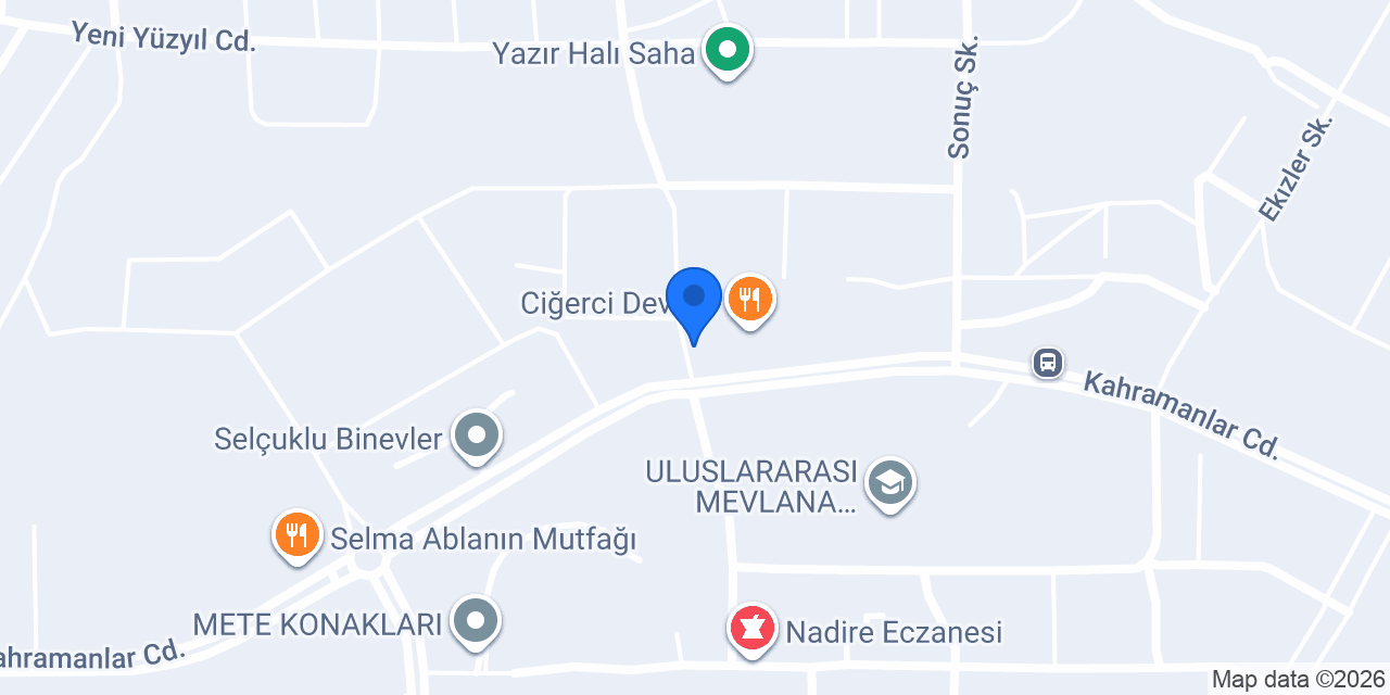 Akyüz Sıhhi Tesisat konumu