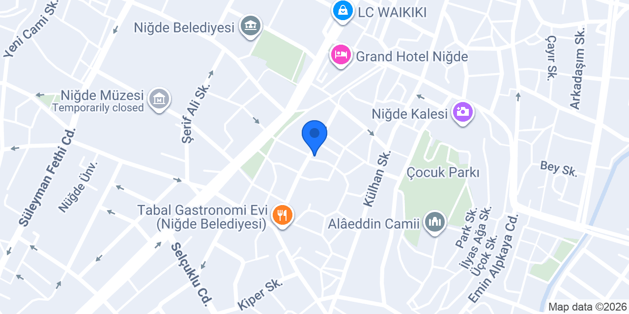 Deniz Pet Shop konumu