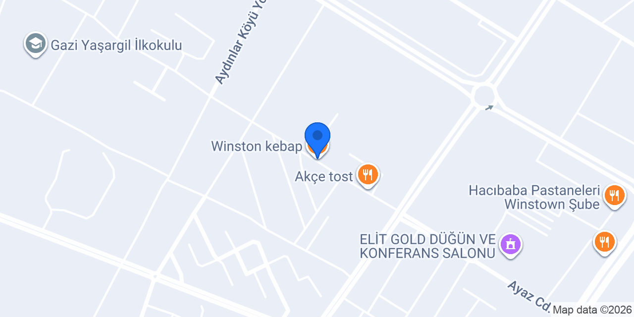 Winston kebap konumu