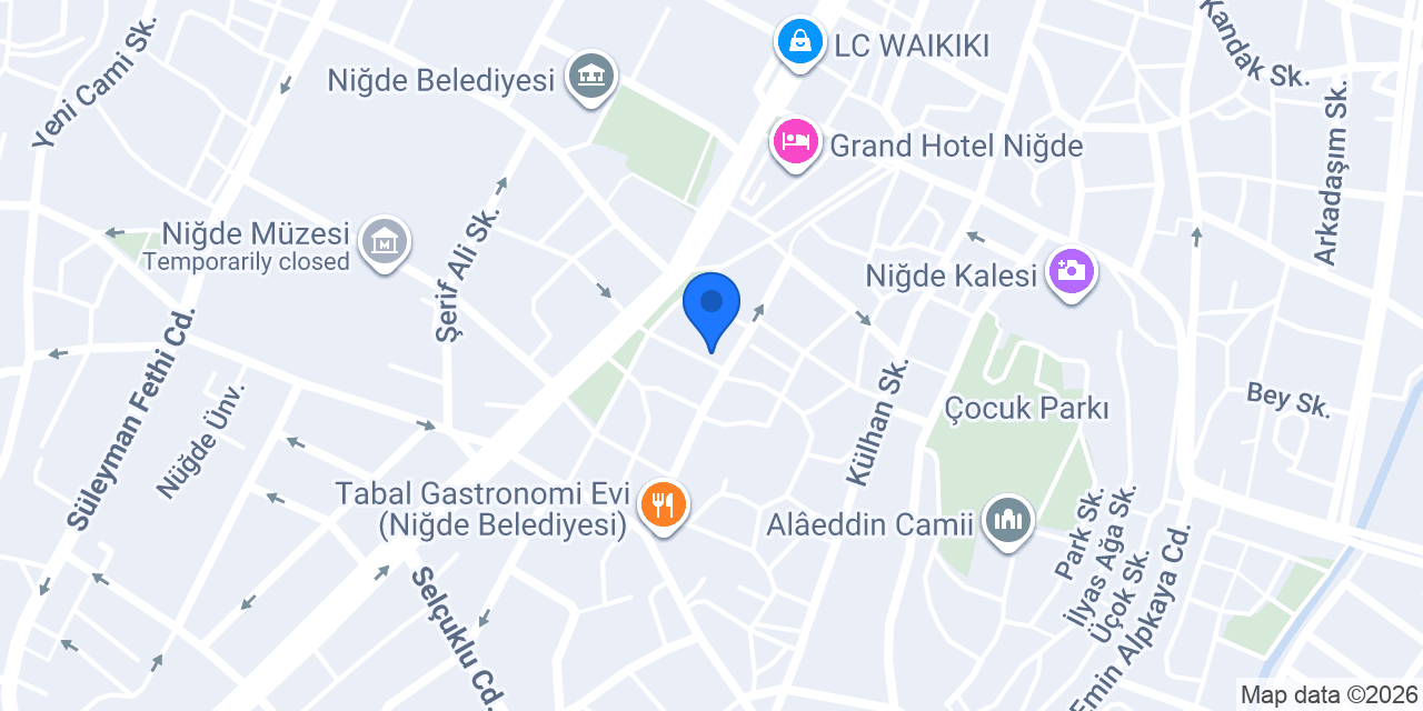 Üçel Mülk Emlak konumu