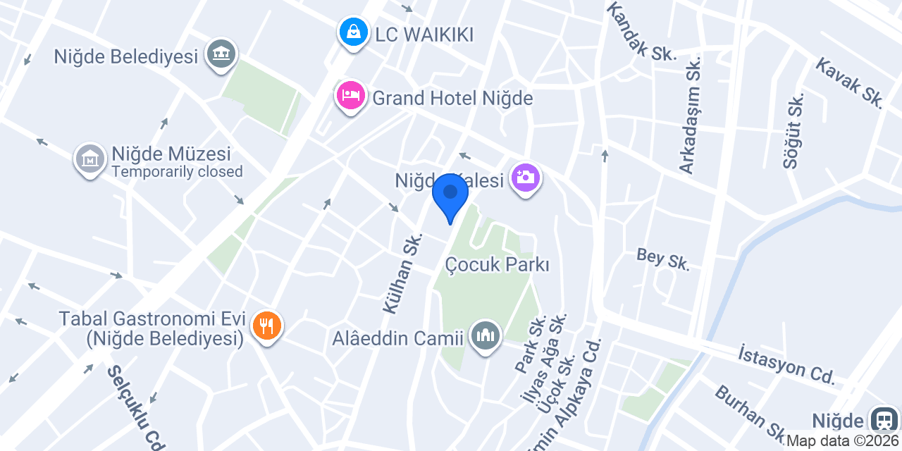 NİĞDE ÇARŞI HAMAM konumu