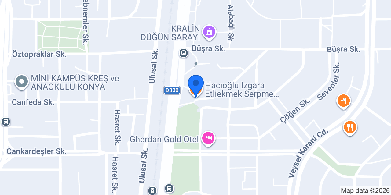 Hacıoğlu Izgara Etliekmek Serpme Kahvaltı konumu